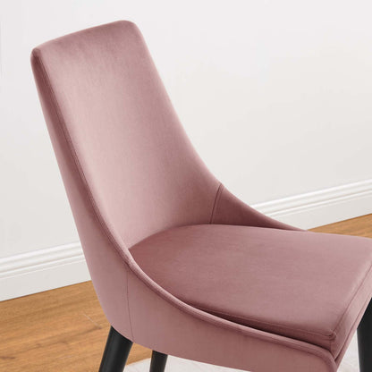 Viscount Performance Velvet Dining Chair By HouseBean