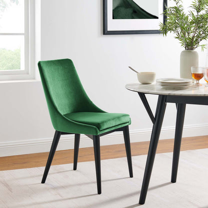 Viscount Performance Velvet Dining Chair By HouseBean