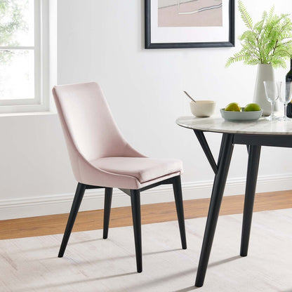 Viscount Performance Velvet Dining Chair By HouseBean