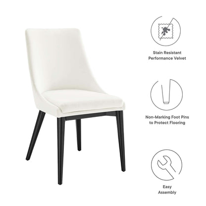 Viscount Performance Velvet Dining Chair By HouseBean