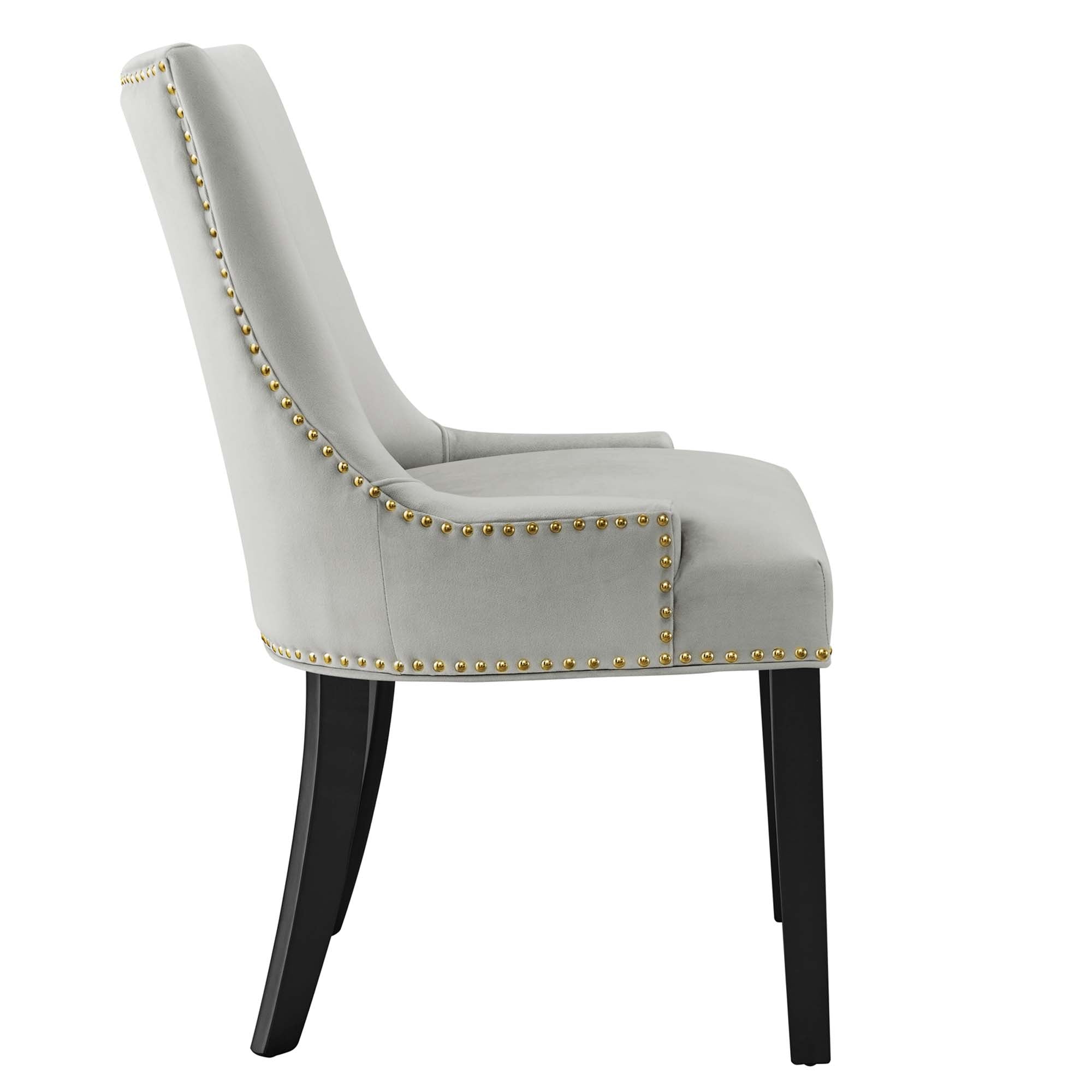Marquis Performance Velvet Dining Chairs - Set of 2 by Modway