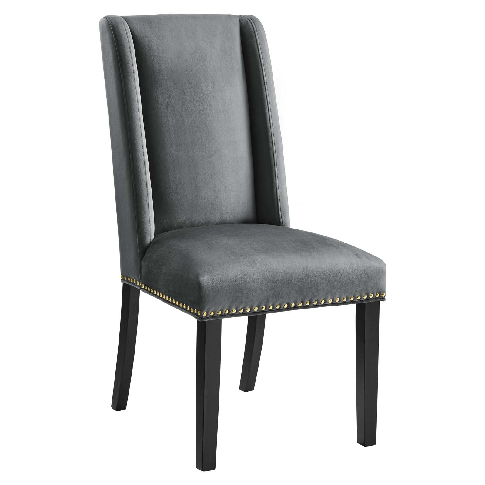 Baron Performance Velvet Dining Chairs - Set of 2 By HouseBean