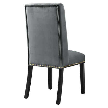 Baron Performance Velvet Dining Chairs - Set of 2 By HouseBean