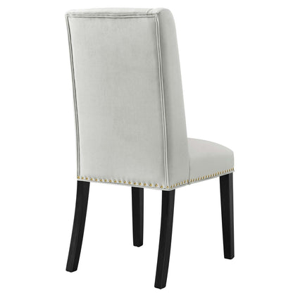 Baron Performance Velvet Dining Chairs - Set of 2 By HouseBean