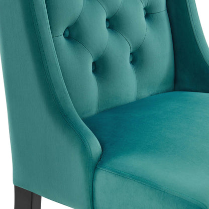 Baronet Performance Velvet Dining Chairs - Set of 2 by Modway
