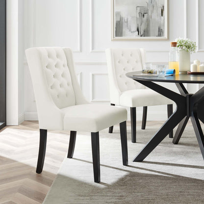 Baronet Performance Velvet Dining Chairs - Set of 2 by Modway