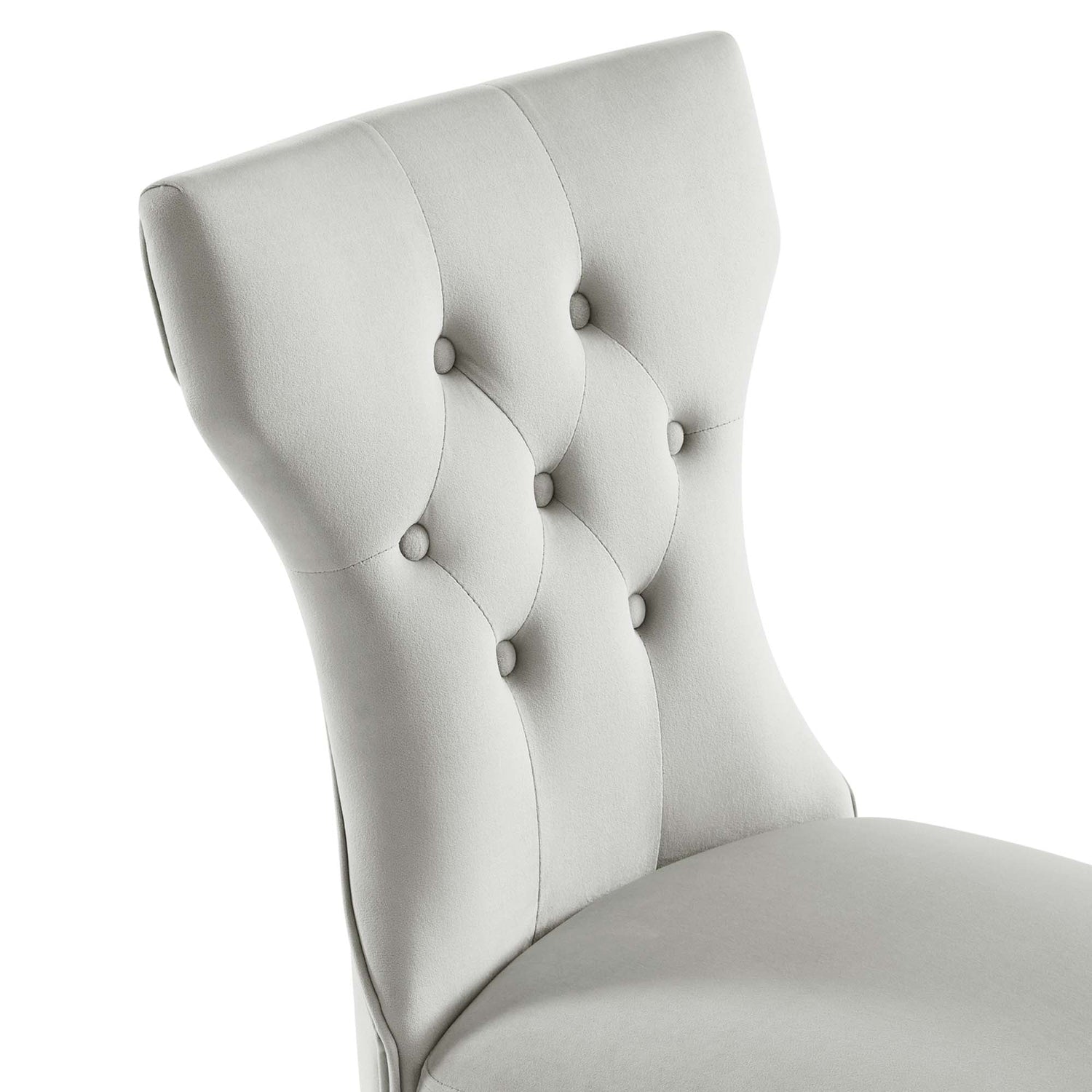 Silhouette Performance Velvet Dining Chairs - Set of 2 by Modway
