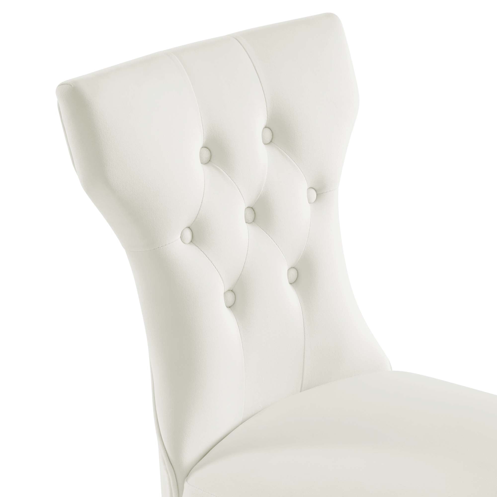 Silhouette Performance Velvet Dining Chairs - Set of 2 by Modway