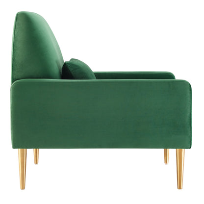 Liliana Performance Velvet Armchair by Modway