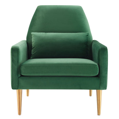 Liliana Performance Velvet Armchair by Modway