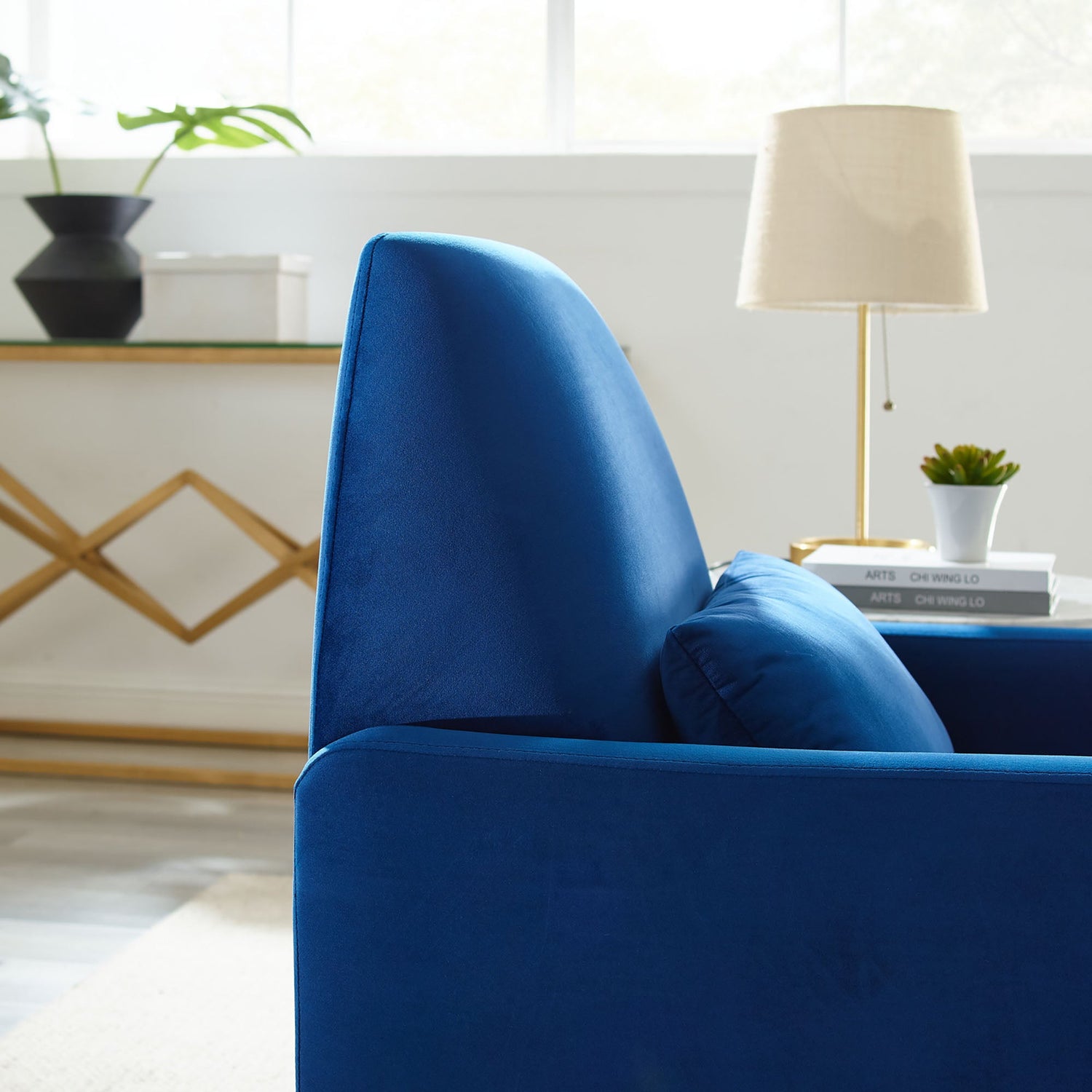 Liliana Performance Velvet Armchair by Modway