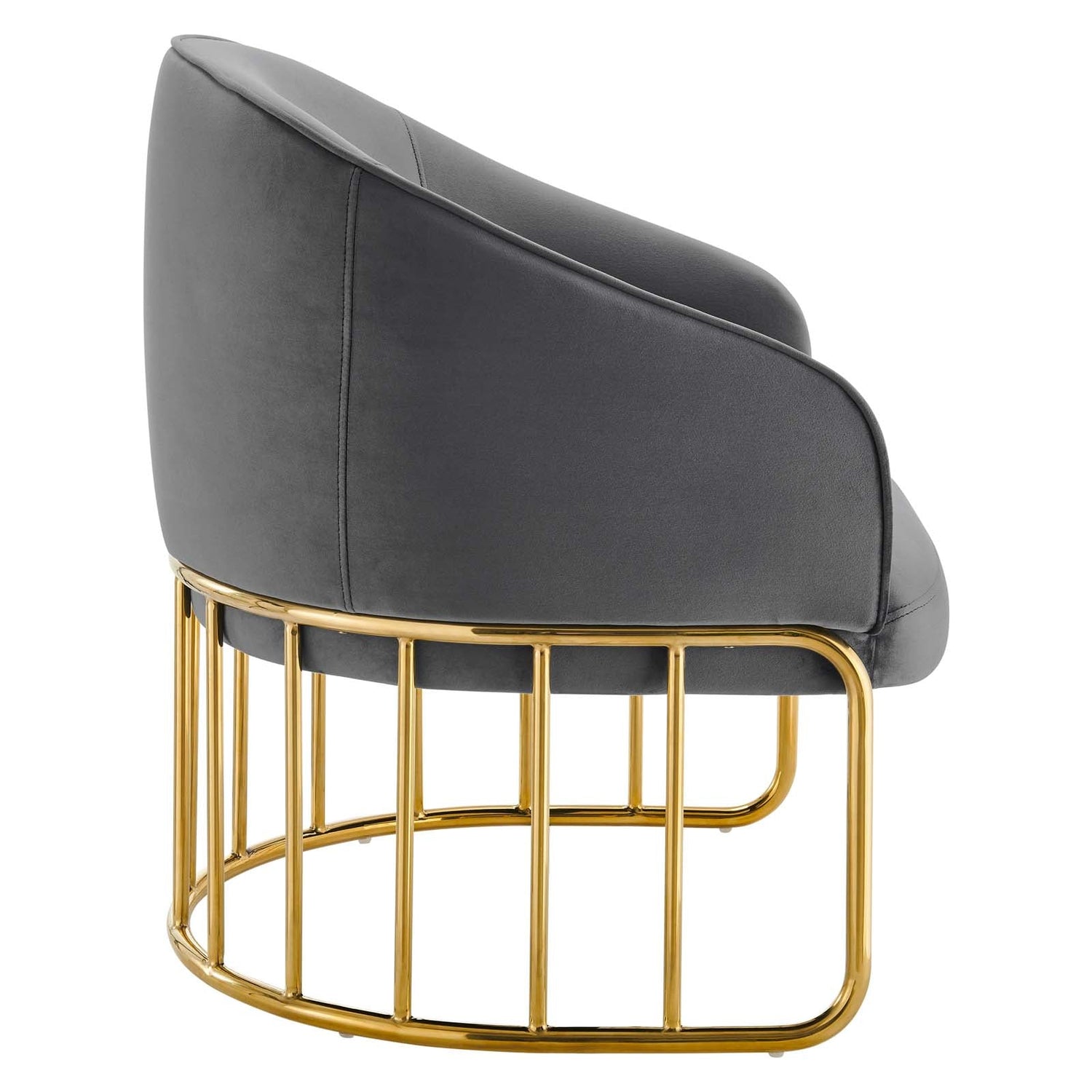 Legacy Performance Velvet Armchair By HouseBean