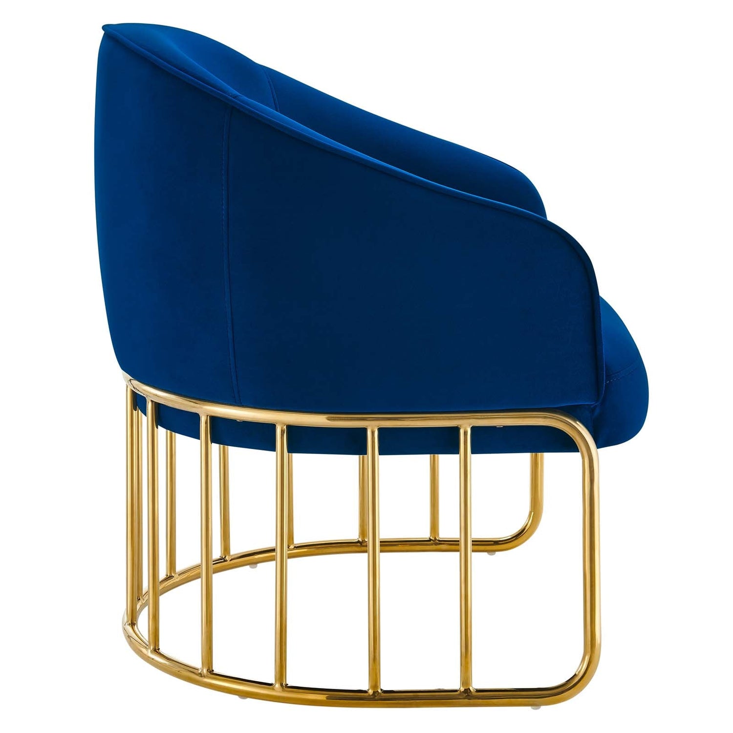 Legacy Performance Velvet Armchair By HouseBean