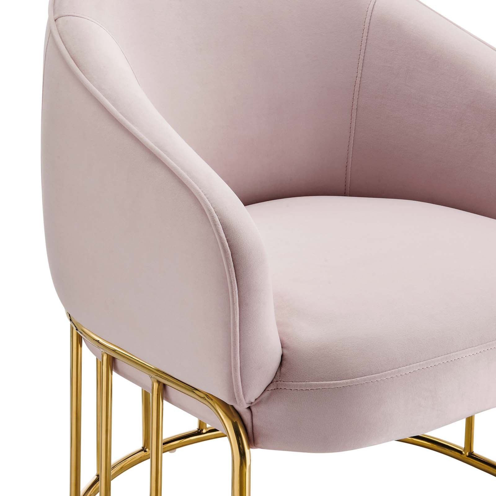 Legacy Performance Velvet Armchair By HouseBean