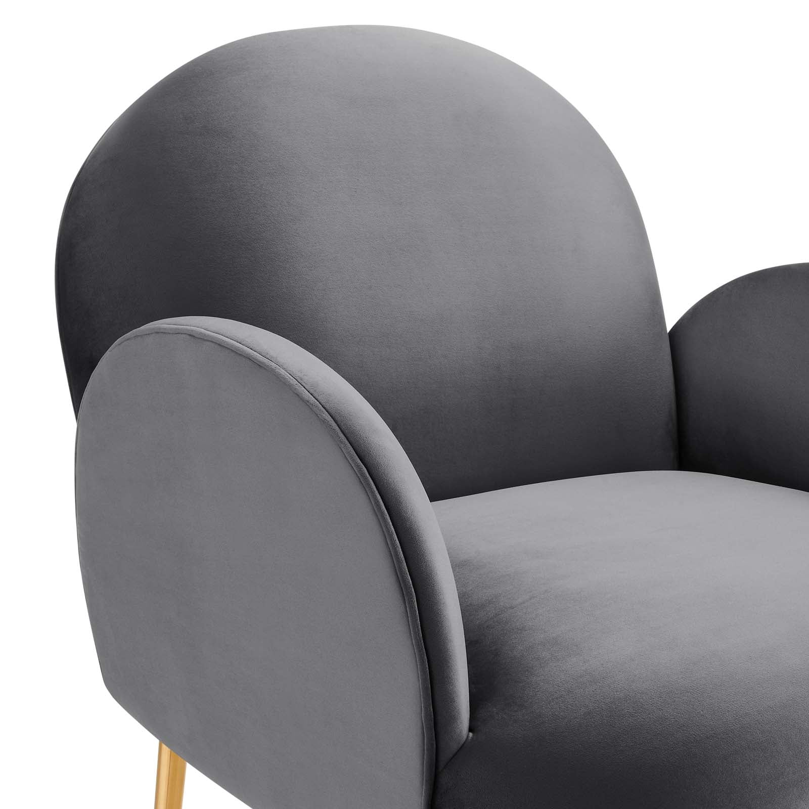 Transcend Performance Velvet Armchair By HouseBean