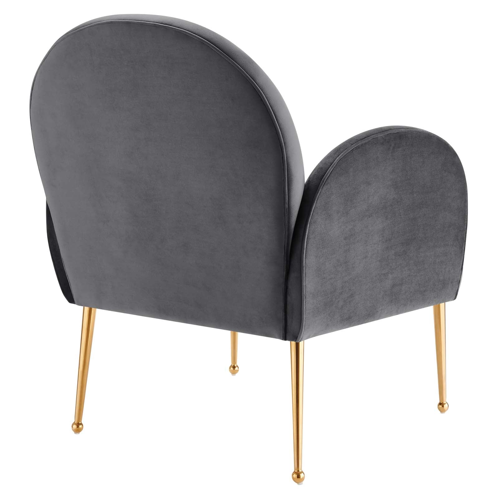 Transcend Performance Velvet Armchair By HouseBean