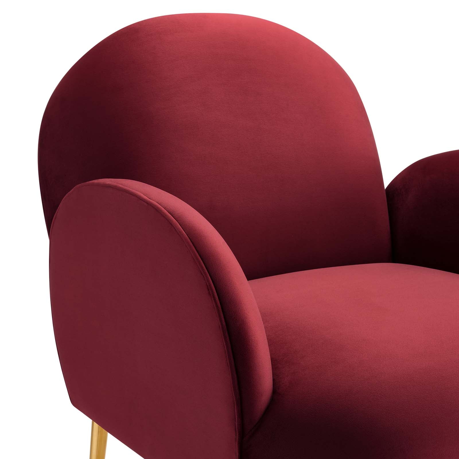 Transcend Performance Velvet Armchair By HouseBean