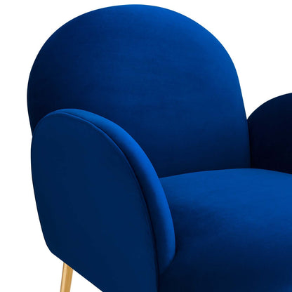 Transcend Performance Velvet Armchair By HouseBean