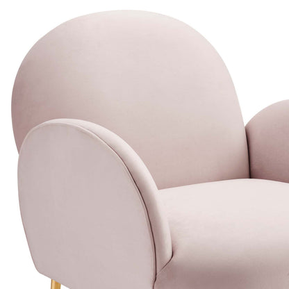 Transcend Performance Velvet Armchair By HouseBean