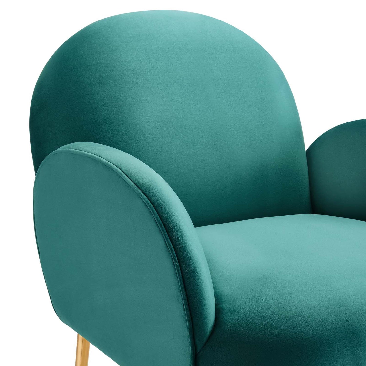 Transcend Performance Velvet Armchair By HouseBean