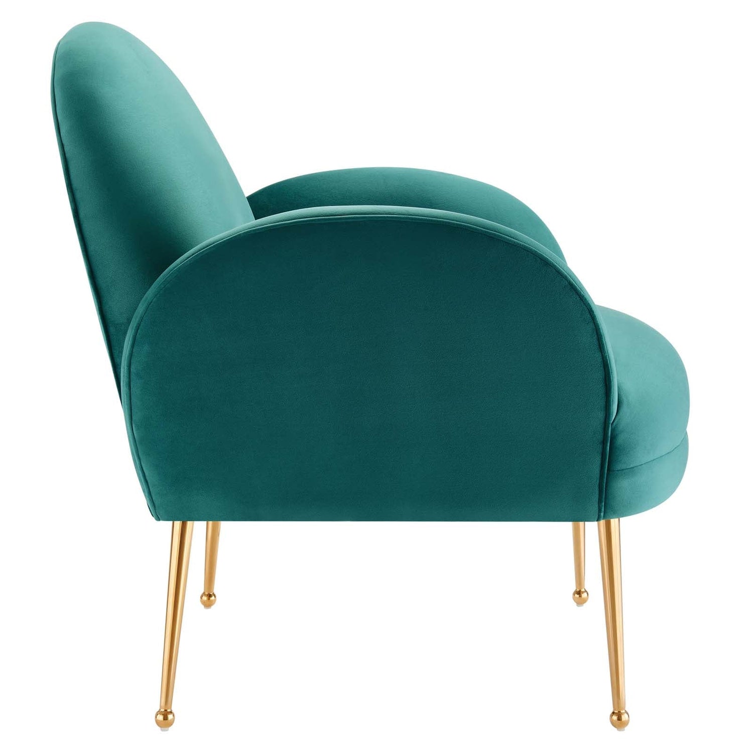 Transcend Performance Velvet Armchair By HouseBean