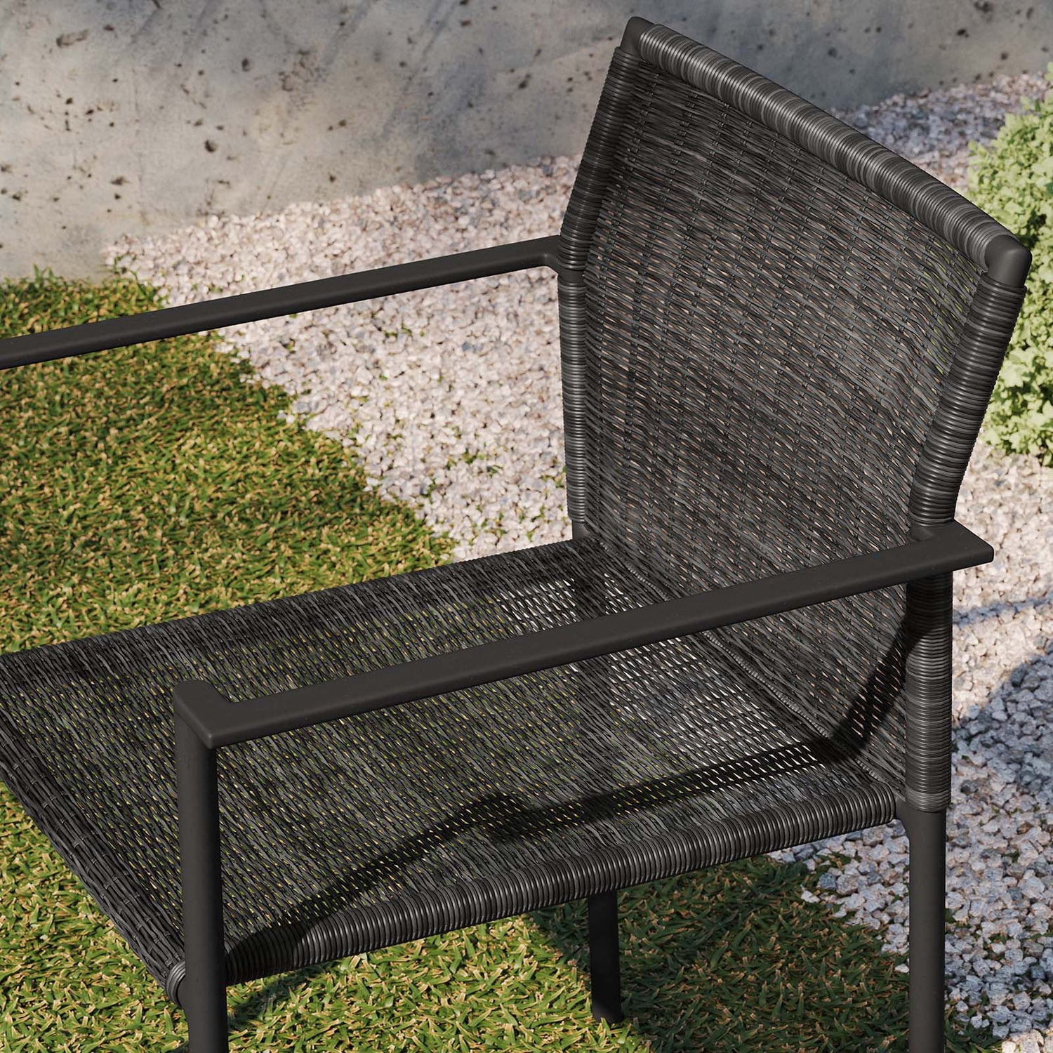 Lagoon Outdoor Patio Dining Armchairs Set of 2 By HouseBean