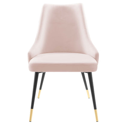Adorn Dining Side Chair Performance Velvet Set of 2 by Modway