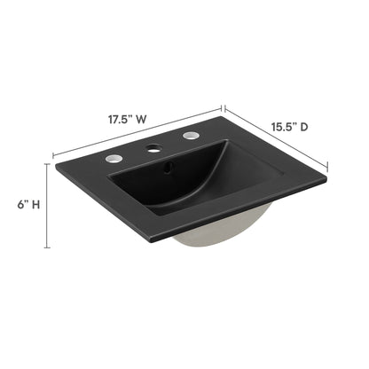 Cayman Bathroom Sink by Modway