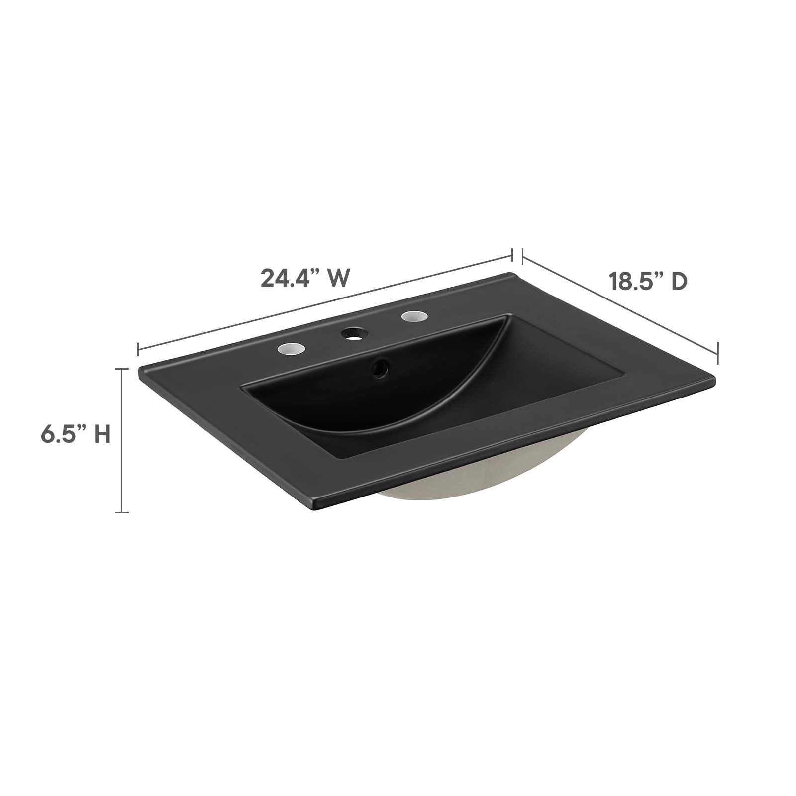 Cayman 24&quot; Bathroom Sink By HouseBean