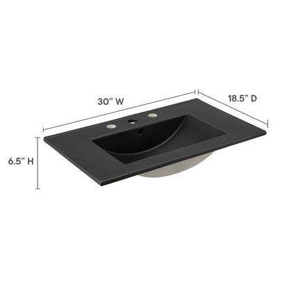 Cayman 30&quot; Bathroom Sink By HouseBean