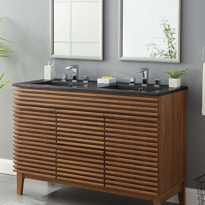 Cayman 48&quot; Double Basin Bathroom Sink By HouseBean