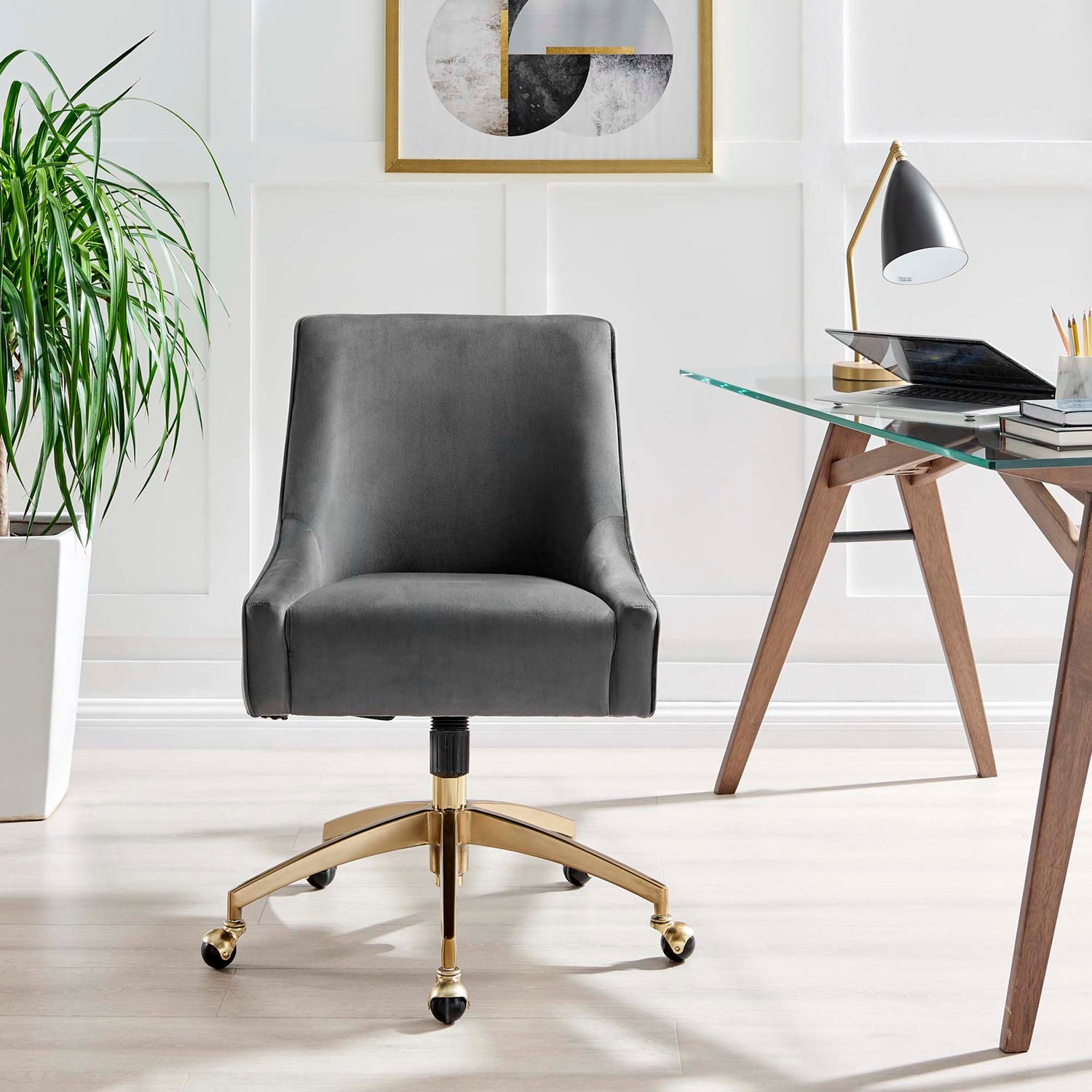 Discern Performance Velvet Office Chair by Modway