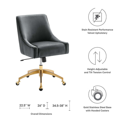 Discern Performance Velvet Office Chair by Modway