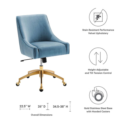 Discern Performance Velvet Office Chair by Modway