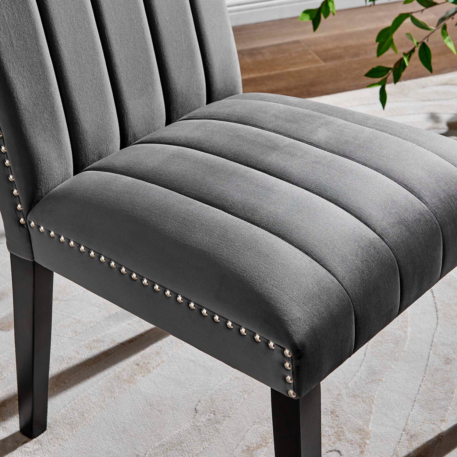 Catalyst Performance Velvet Dining Side Chairs - Set of 2 by Modway