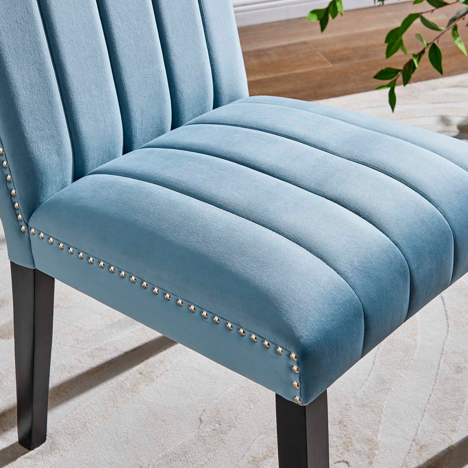 Catalyst Performance Velvet Dining Side Chairs - Set of 2 by Modway