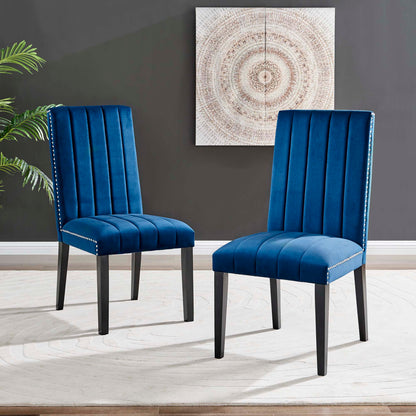 Catalyst Performance Velvet Dining Side Chairs - Set of 2 by Modway
