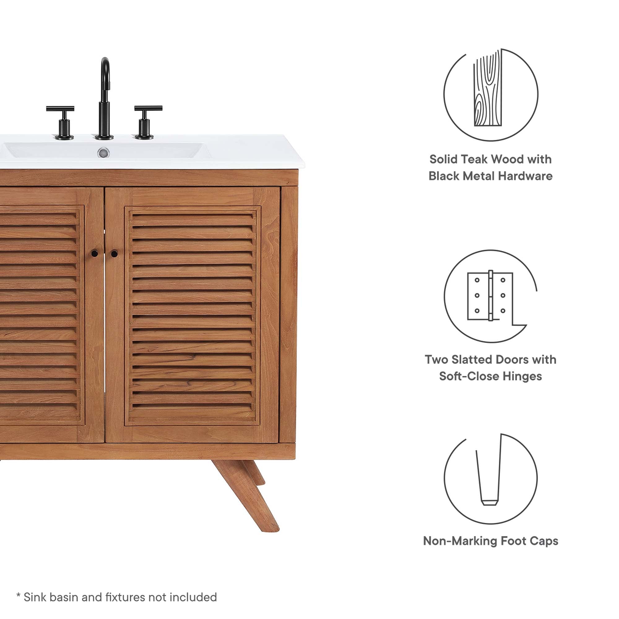 Birdie Bathroom Cabinet Basin Not Included by Modway