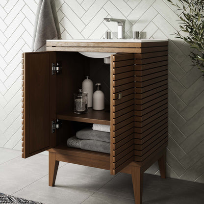 Ledger Bathroom Cabinet Basin Not Included by Modway