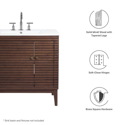 Ledger Bathroom Cabinet Basin Not Included by Modway
