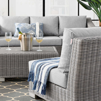 Conway 5-Piece Outdoor Patio Wicker Rattan Furniture Set by Modway