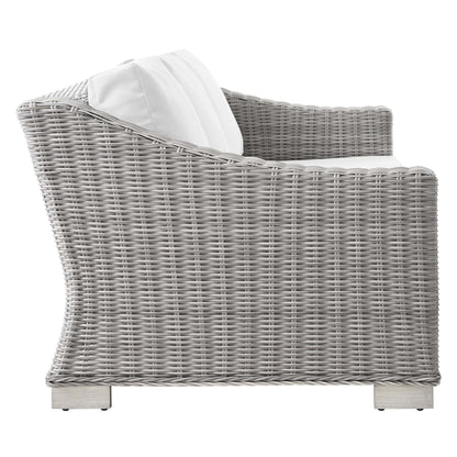 Conway 5-Piece Outdoor Patio Wicker Rattan Furniture Set by Modway