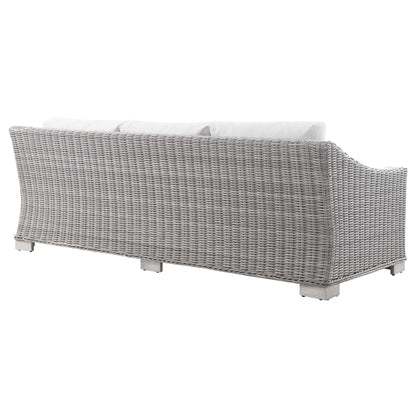 Conway 5-Piece Outdoor Patio Wicker Rattan Furniture Set by Modway
