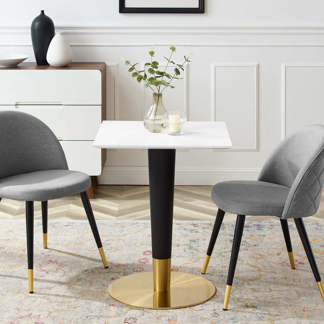 Zinque 24&quot; Square Dining Table by Modway