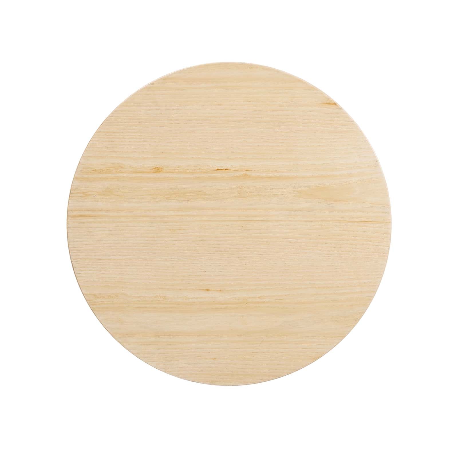 Lippa 28&quot; Round Wood Grain Bar Table By HouseBean