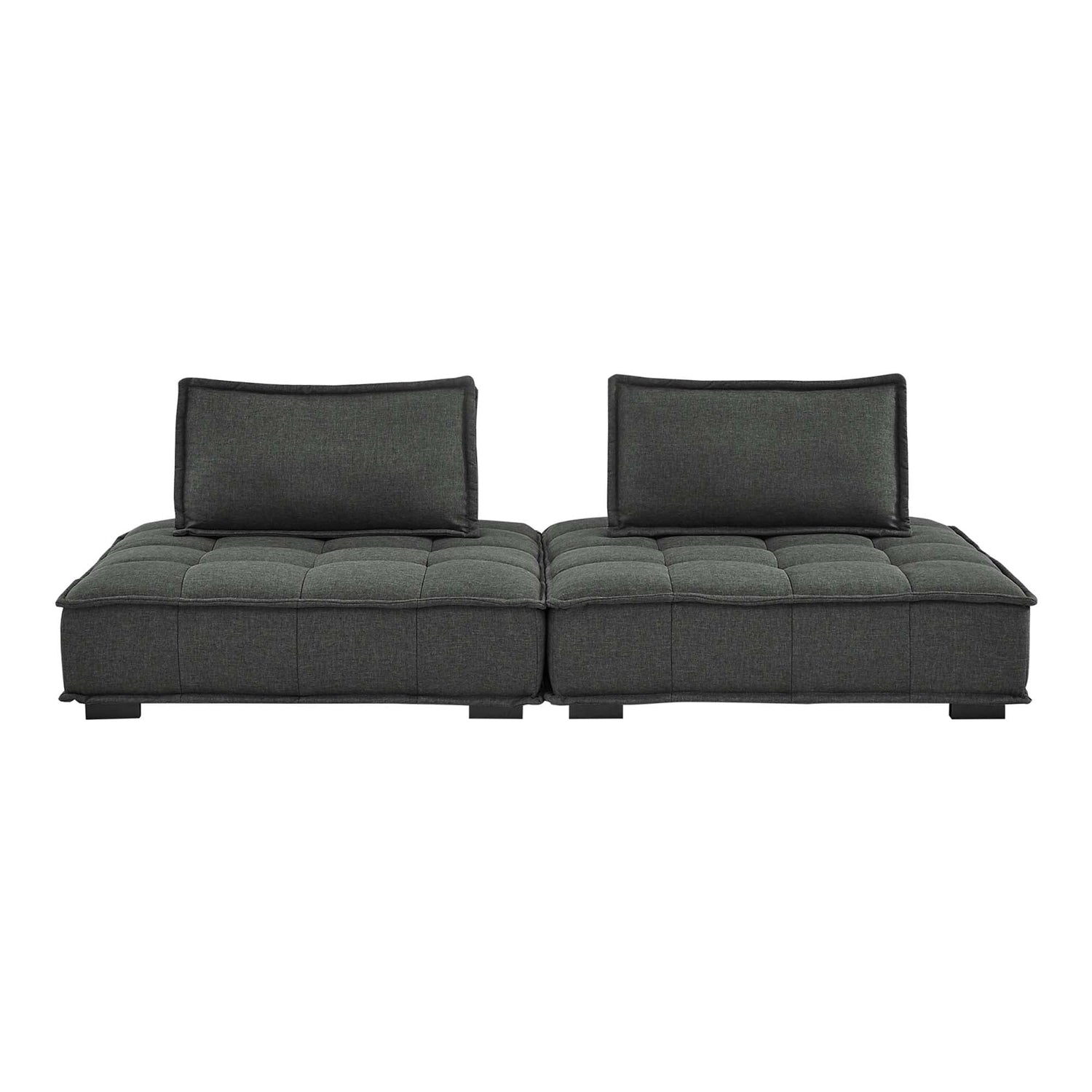 Saunter 2-Piece Tufted Fabric Fabric Loveseat by Modway