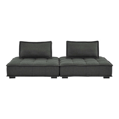 Saunter 2-Piece Tufted Fabric Fabric Loveseat by Modway