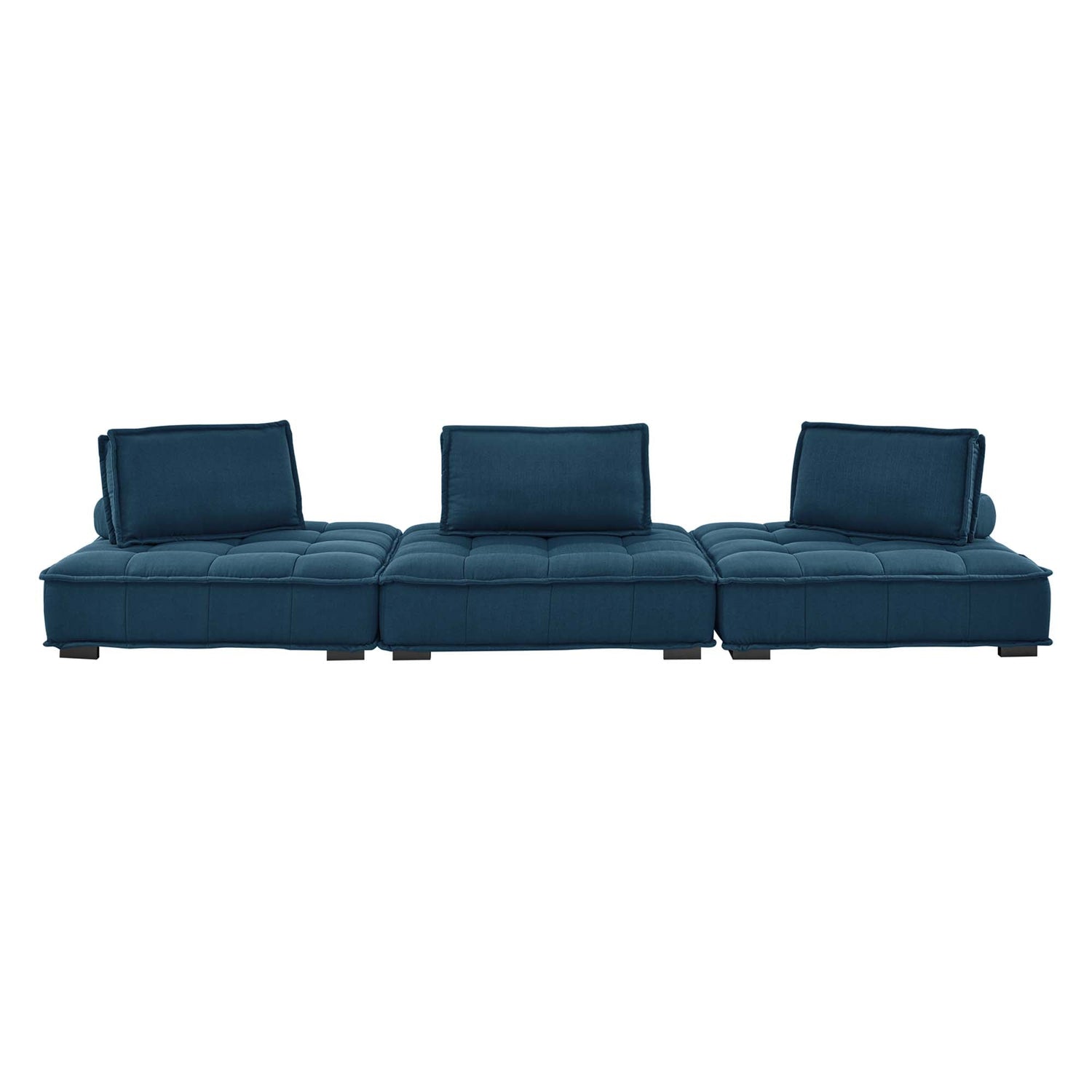 Saunter 3-Piece Tufted Fabric Fabric Sofa by Modway