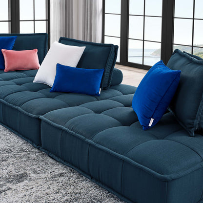 Saunter 3-Piece Tufted Fabric Fabric Sofa by Modway