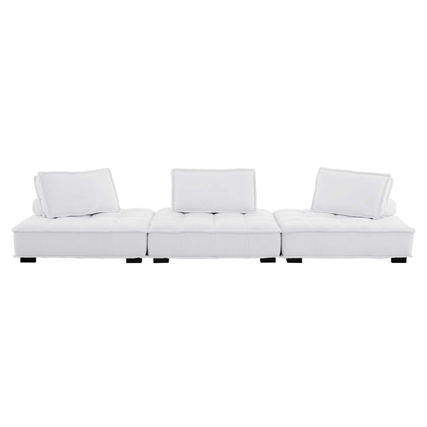 Saunter 3-Piece Tufted Fabric Fabric Sofa by Modway
